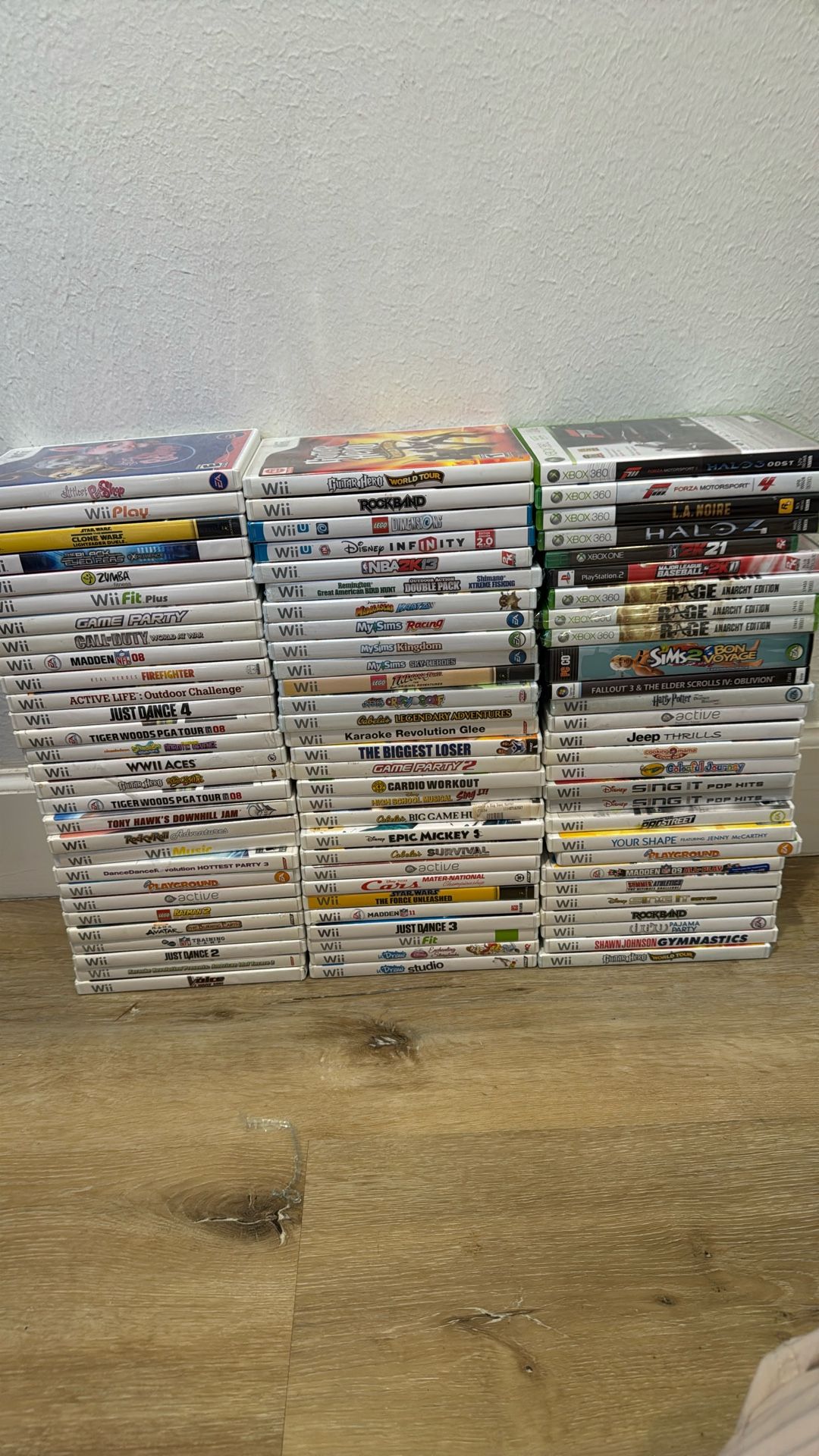 Wii And Xbox 360 Games