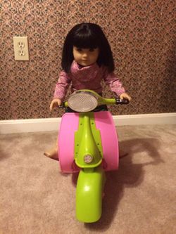 Battat scooter for an 18” doll