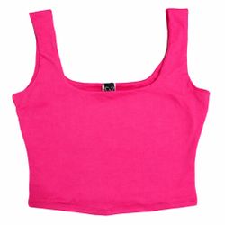 𝐂𝐮𝐭𝐞 𝐡𝐨𝐭 𝐩𝐢𝐧𝐤 𝐜𝐫𝐨𝐩 𝐭𝐨𝐩-𝐬𝐢𝐳𝐞 𝐬𝐦𝐚𝐥𝐥.