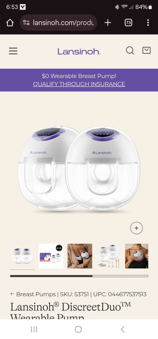Lansinoh Breast Pump