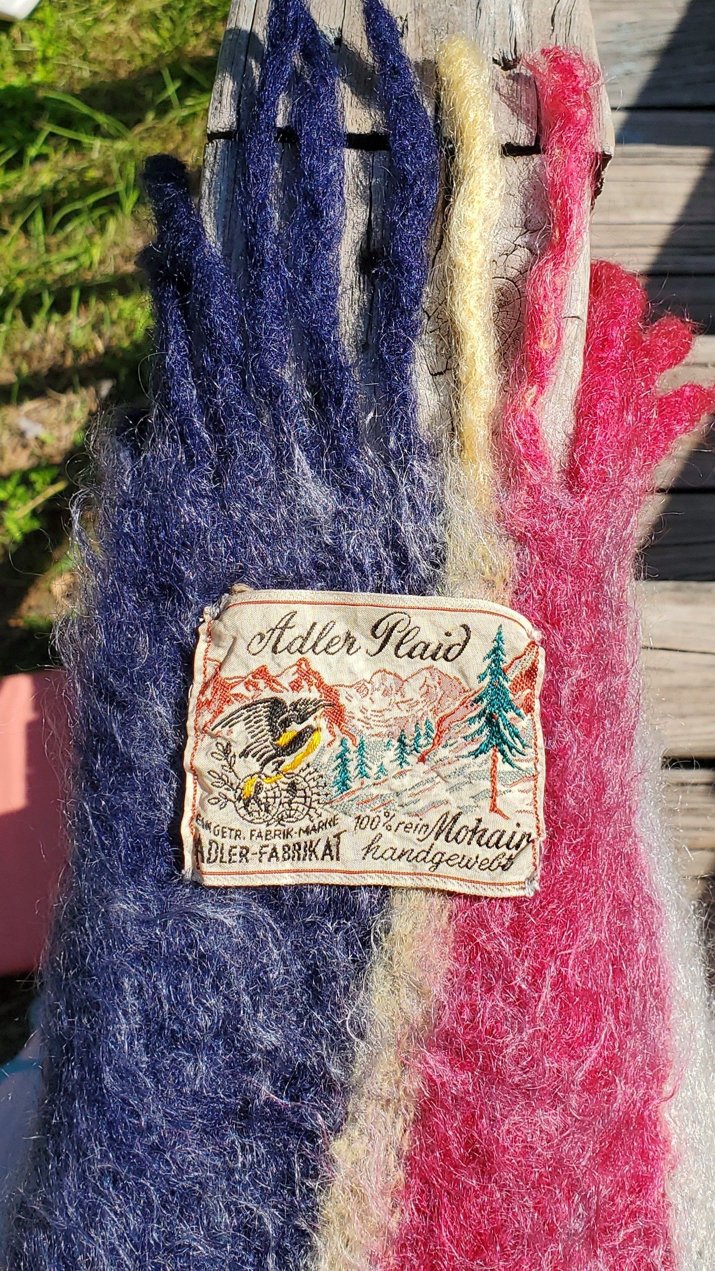 Mid Century Cozy throw blanket, vintage 100% Mohair, soft 70X48 with fringe. Adler Soft Plaid $120.00 Belle Epoque Memory Lane