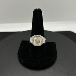 BRAND NEW 14KTT .33CTW Men’s Octagon Ring