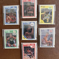 Lot (7) Fleer Basketball Team Card Sets From 1989 Charles Barkley Dennis Rodman Etc