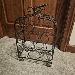 Southern Living at Home Estate Iron Fleming House Counter Wine Rack. 