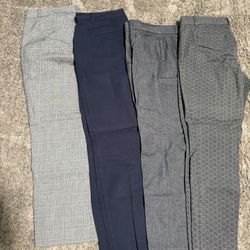 LOT of 4 Pair Gap/Banana Republic Ankle Pants
