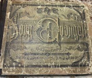 Vintage The Song Evangel hardcover book