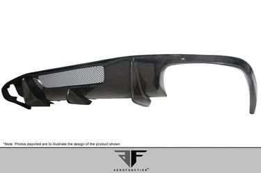 Blemished 2012-2018 Mercedes W218 CLS63 Carbon AF-1 Rear Diffuser ( CFP ) - 1 Piece