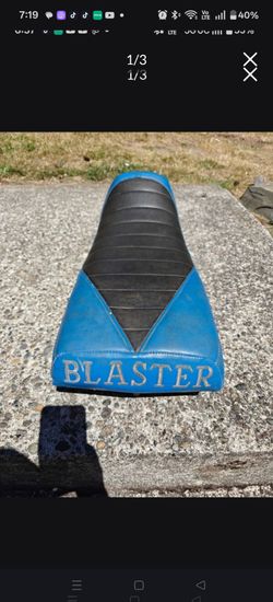 Yamaha Blaster ATV custom seat