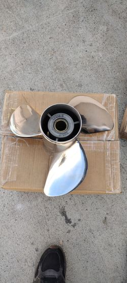 Stainless Steel Outboard Propeller 12"