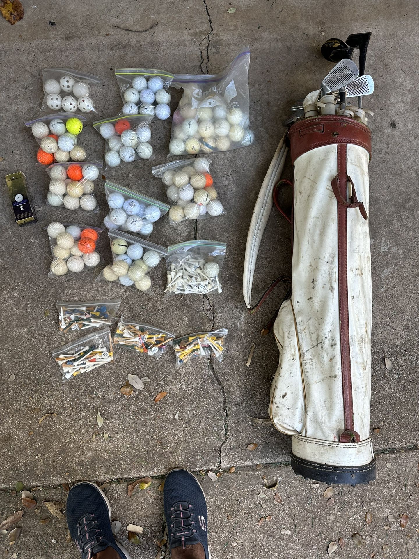 Golf Club with Golf Balls