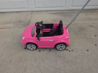 Expensive Fiat pink car kids 150 use Glendora pick up kids car