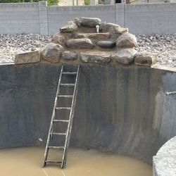 Real Rock Waterfall And Artificial Repairs And Repaints 
