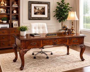 $500 Firm! Beautiful Executive Desk – Only 6 Months Old