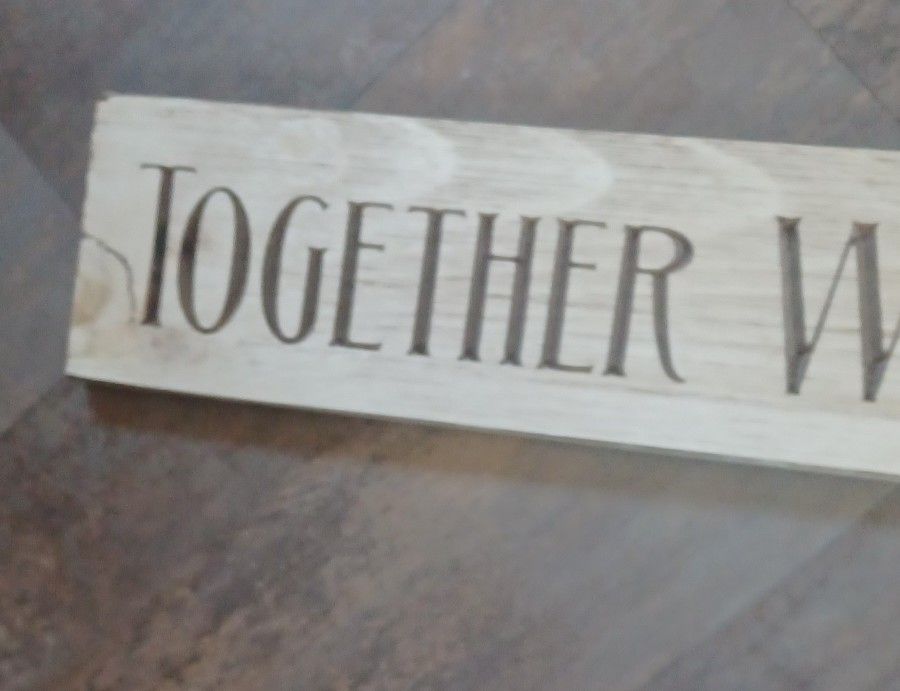Together Family Wood Plaque