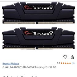 G.skill F4-4000C18D-64GVK Memory 2 x 32 GB