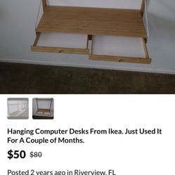 Hanging Desk Computer For Small Children. 
