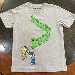 Minecraft Shirt L 10/12