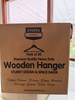 Wooden hangers