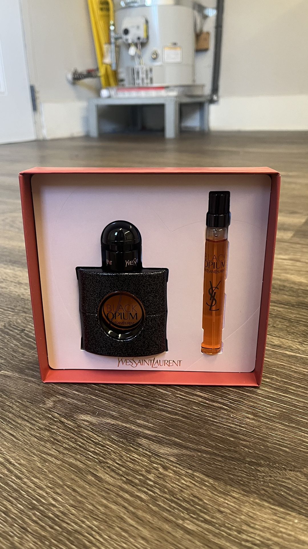 Yves Saint Laurent “Black Opium” Eau De Parfum Valentine’s Day Gift Set 1 Fl Oz & 0.33 Fl Oz