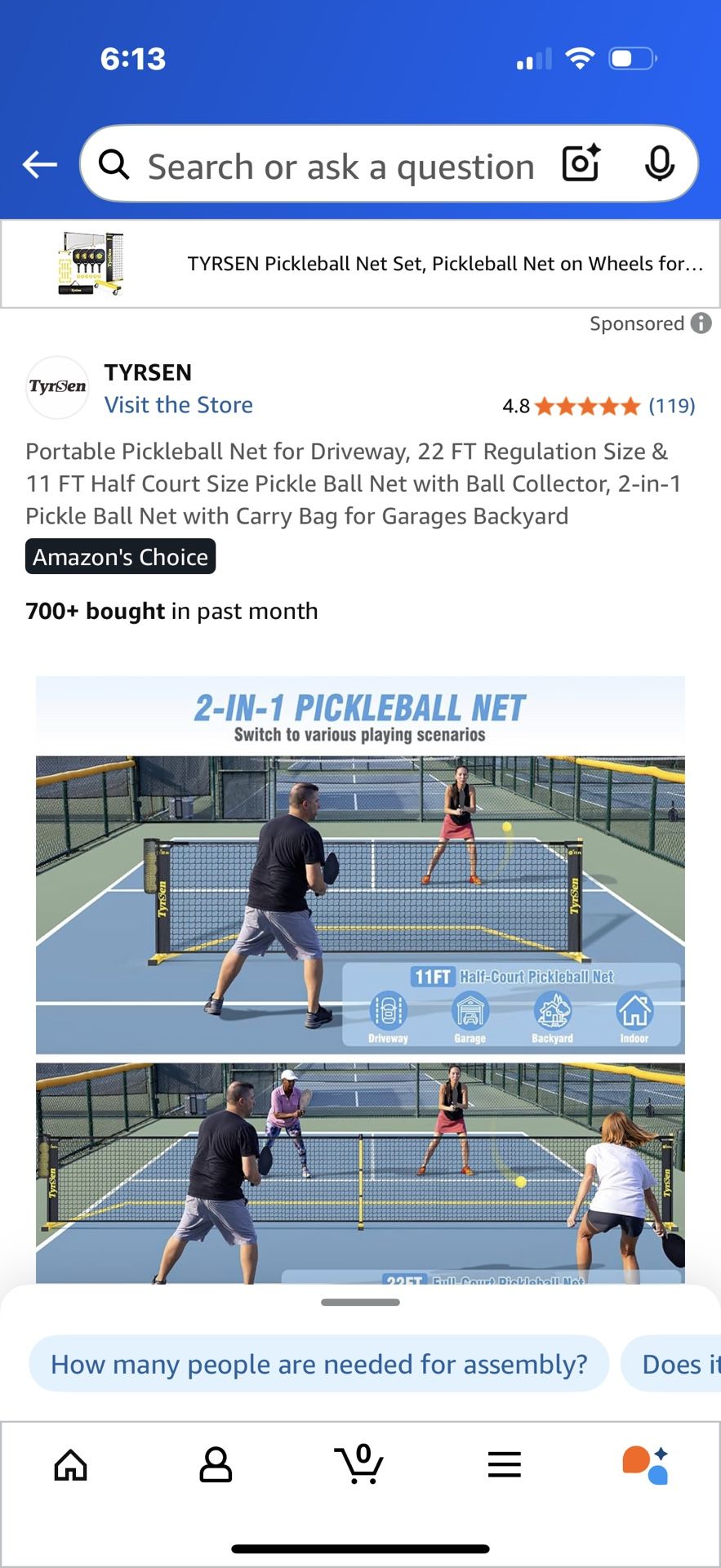 New Pickleball Court