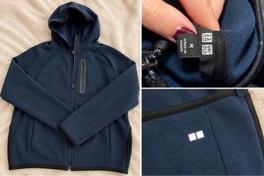 UNIQLO Navy Blue Full Zip Hoodie Jacket – Size M
