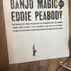 Banjo Magic Eddie Peabody Vinyl Record 