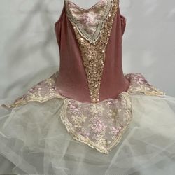 Pink Tutu Ballet Dance Costume 