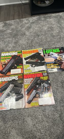 Handguns Magazine lot