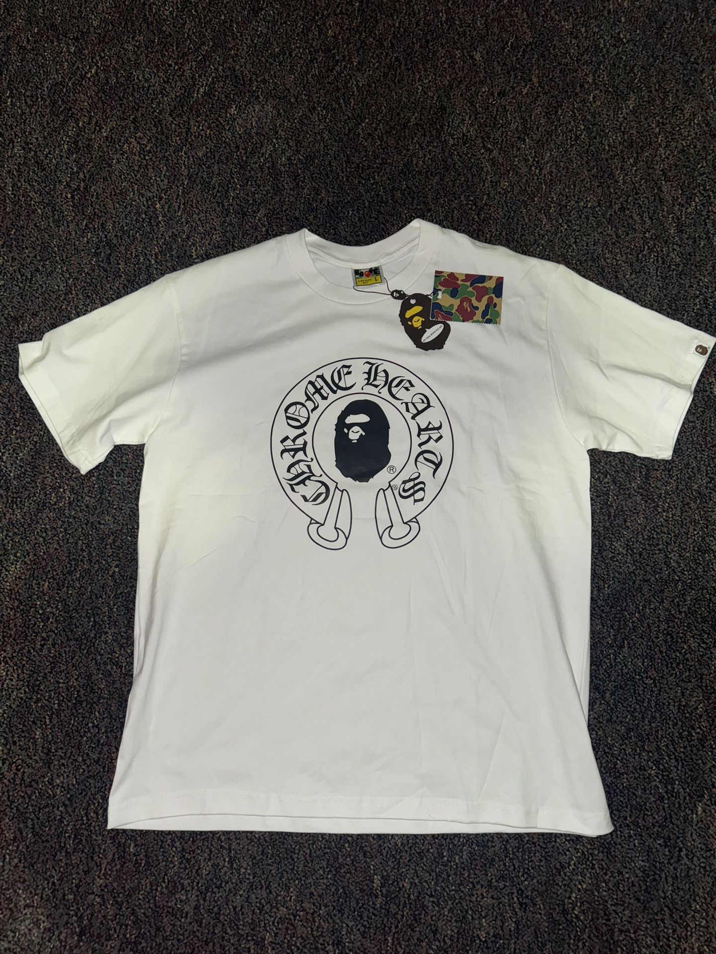 brand new bape x chrome hearts t shirt