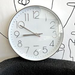 Chrome Wall Clock
