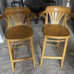 2 Vintage Barstools - Radomsko ZMG 