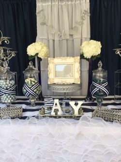 Candy party table buffet