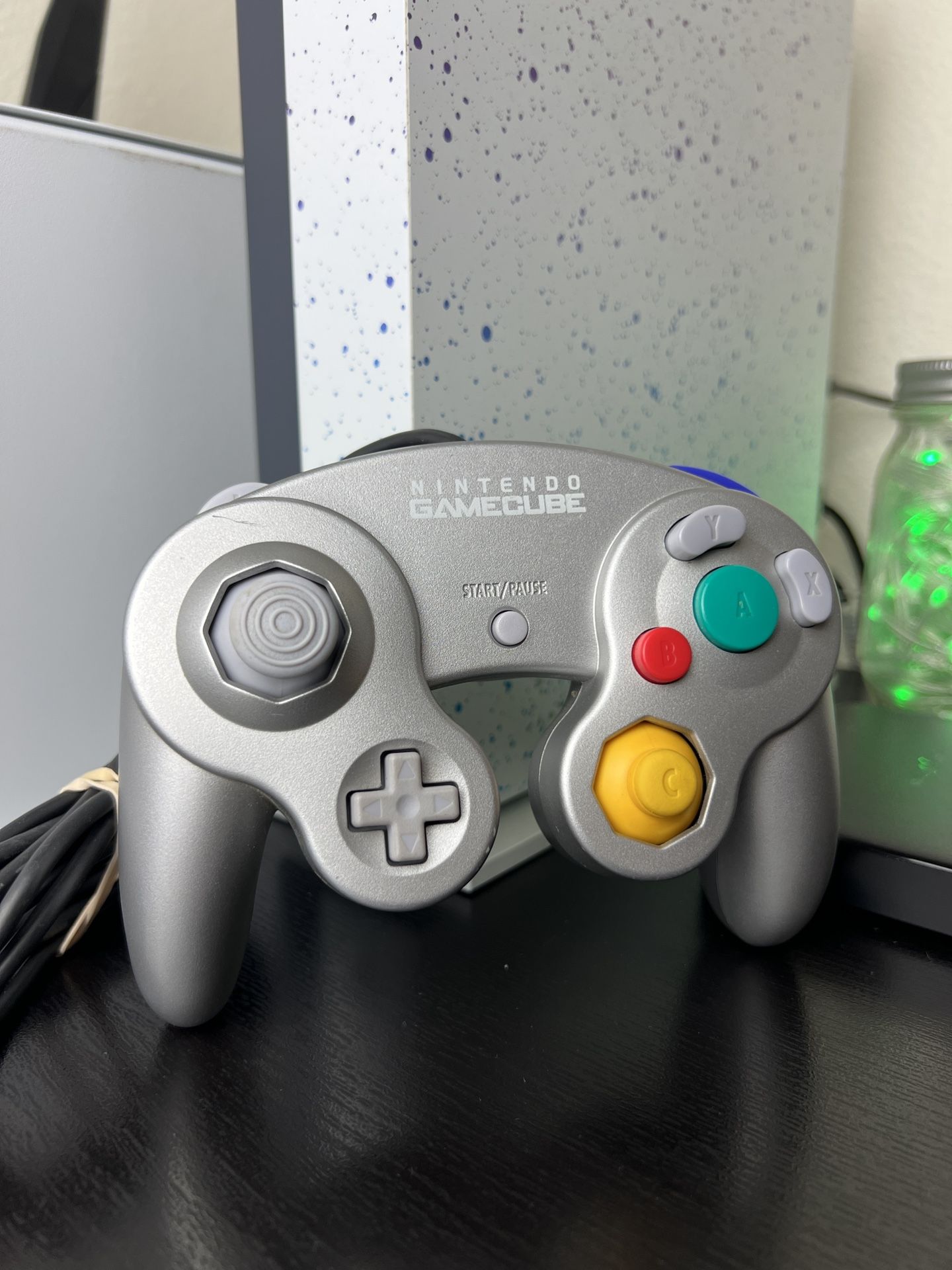 Platinum/Silver Nintendo GameCube Controller (OEM)