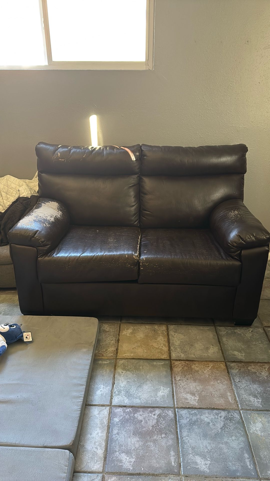 Free Couch And Recliner - Must Pick Up