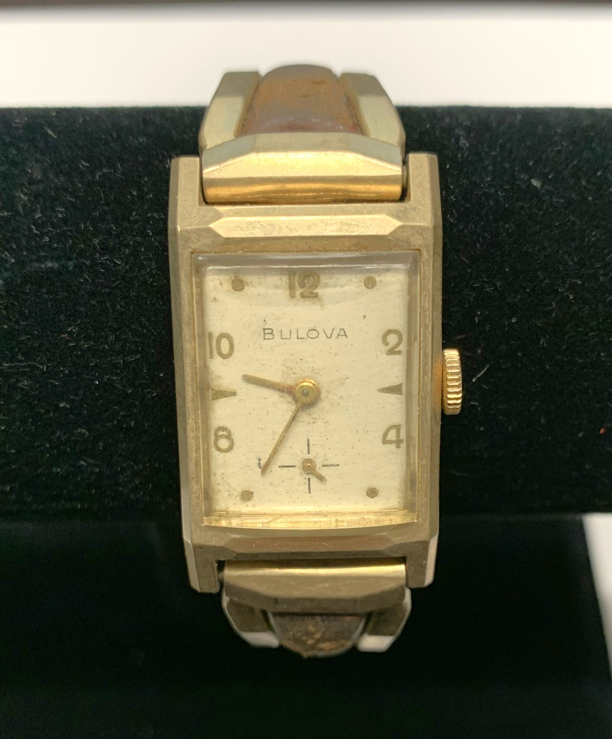 Vintage Bulova 10k Gold Filled Women's Watch 6"