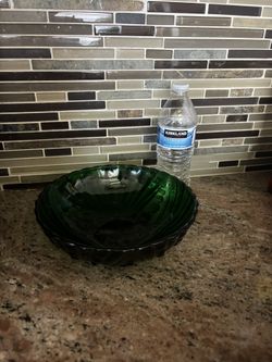 Emerald Cole Glass Bowl 10.00