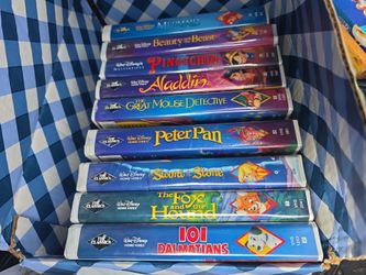 Vintage Disney Black Diamond VHS Tapes