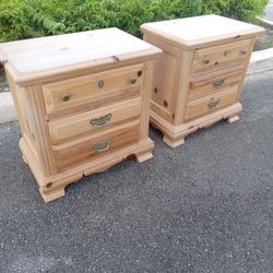 VAUGHAN OF VIRGINIA Solid Knotty Pine Rustic Americana 26

 Both For $350 Firm
