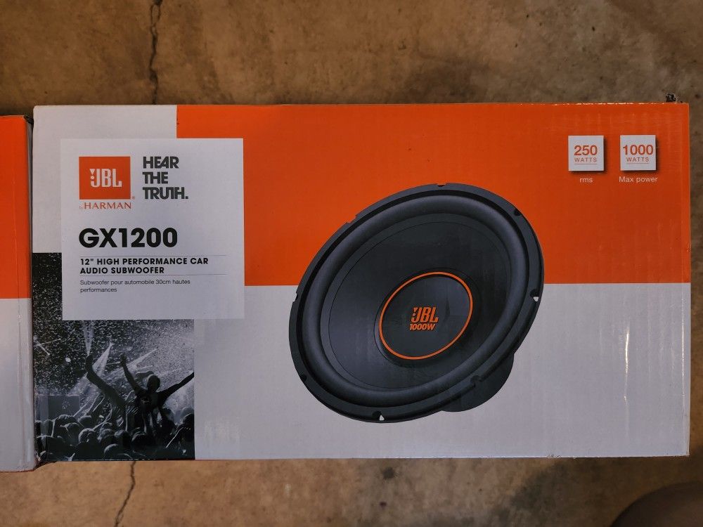 Brand New 12" JBL Subwoofers