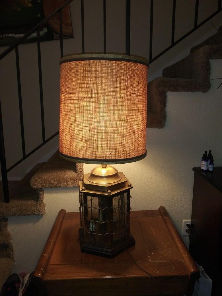 Antique pirate style lamp super cool