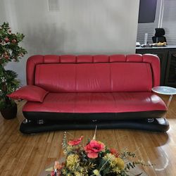 Italian  Leather 3 Piece Living Room Couch