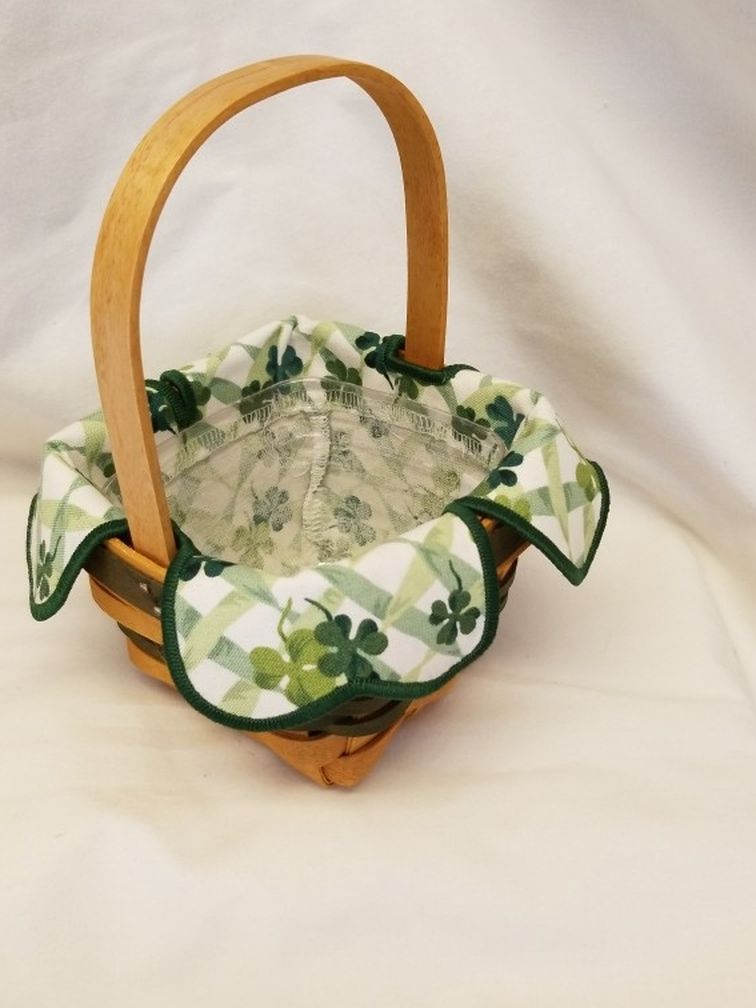 Longaberger Shamrock Basket 1999