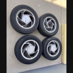 4 — 205/60r15 4x4.5 4x114.3 Stock Enkei Honda Accord Sentra Wheels Rims Tires!