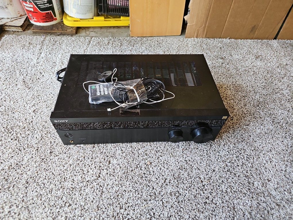 Sony Stereo Receiver With Remote
