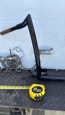 Custom Handlebar The black Is 17" Tall The Crome Is 14"Tall 