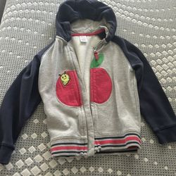 Boys Zip Up Sweater Size 6T