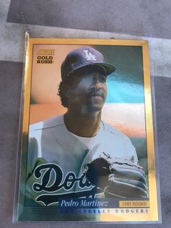 Pedro Martinez 1994 score gold rush rookie card #554