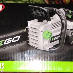 E-GO 18" 56v chainsaw  w/battery and charger