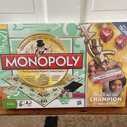 Monopoly Championship Edition Board Game Sealed
