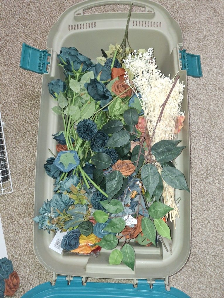 More flowers - Never Used - Assorted Fall Colors